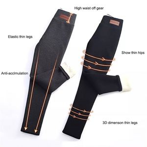Winter Thick Velvet Soft Pants High Waist <strong>Thermal</strong> Warm Fleece <strong>Womens</strong> Leggings <strong>Women's</strong> Casual <strong>Trousers</strong> - Product Image 6