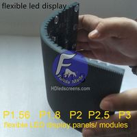 Module Led Flexible P1 P1.25 P1.56 P1.8 P1.875 P2 P2.5 P3 P4 Écran Led Pliable pour Publicité Écran Led Affichage