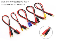 20cm RC Auto-Drohne-Boot-Helikopter 4mm Bananenstecker Akku-Ladekabel 14AWG XT60 XT90 EC5 TRX T-Stecker Verbinder Adapter Teile