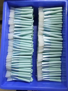Hermosa rosa azul máscara de silicona aplicador de silicona espátula <span class=keywords><strong>sin</strong></span> pelo cepillo para la cara de barro cáscara protectora - Product Image 5