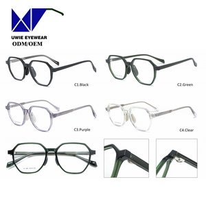 Gafas <span class=keywords><strong>de</strong></span> Lectura Unisex con Montura Completa, Diseño Clásico Abstracto, <span class=keywords><strong>Lentes</strong></span> Cómodas, Modelo UWIE1801, Talla 52-17-145, <span class=keywords><strong>para</strong></span> Todo Tipo <span class=keywords><strong>de</strong></span> Rostro - Product Image 1