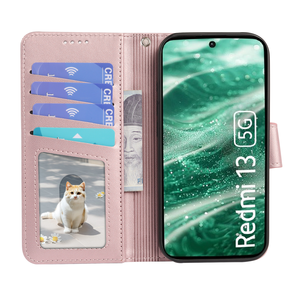 <span class=keywords><strong>Prix</strong></span> usine étui en cuir pour Redmi Note 13 Pro Plus 14 requin noir <span class=keywords><strong>4</strong></span> K60 5G téléphone portable porte-carte détachable couverture de portefeuille - Product Image 5