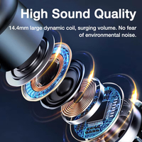 Écouteurs Traducteurs Intelligents Haut de Gamme à Crochet d'Oreille, Appel HD Sans Fil, Fone de Ouvido BT, Traduction IA