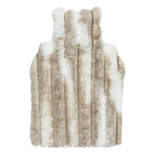 Borraccia Termica Bicolore Beige/Marrone Effetto Plaid 2 Litri - Product Image 1