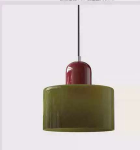 Minimalist Pendant <b>Light</b> Wood Base Acrylic <b>Shade</b> LED Cold <b>White</b> 3500K Suspended Design Living Room <b>Ceiling</b> Lamp - Product Image 2