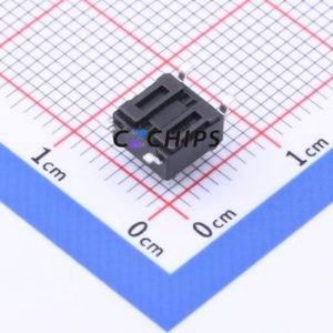 TC-6601-5-260G Tactile Switch SMD-4P,6x6mm Switch Single Pole Single Throw Round Button 2.6N Vertical Mount - Product Image 2