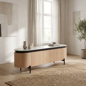 Mueble para <span class=keywords><strong>TV</strong></span> de Grado Comercial con Cubierta de Piedra Sinterizada, Pedido al por Mayor para Proyectos Hoteleros, Precio Competitivo Directo de Fábrica, Duradero - Product Image 1