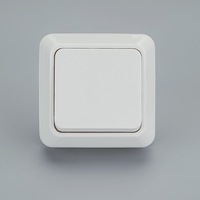 Commutateur électrique standard ue de qualité supérieure largement utilisé, 2 boutons, 2 clés, installation en surface électrique