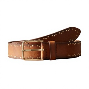 Latest Arrival Real Cow Hide Leather Customized Square Steel Heavy Duty High Strength Solid Party Men's Unisex Formal Belt - Product Image 1