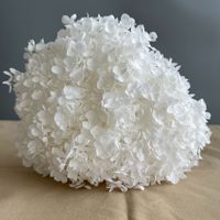Fleur stabilisée, branche unique d'hortensia Anna, technique de teinture pour une longue durée de vie, pour bouquet de mariage, Noël, Pâques, Fête des Mères