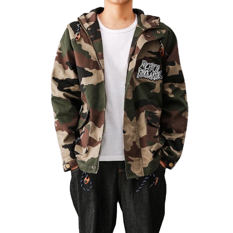 Индивидуальный цвет и принт 100% ПОЛИЭСТЕР 272T 260gsm камуфляжная печатная саржевая ткань связанная вязаная ткань для куртки пальто