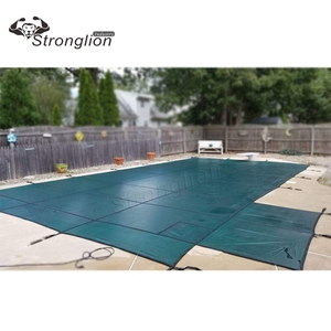 Màu xanh lá cây lưới an toàn hồ bơi bìa cho 16ft x 32ft với 4ft x <span class=keywords><strong>8ft</strong></span> - Product Image 1