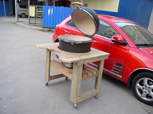 <span class=keywords><strong>KAMADO</strong></span> sseb — grille de table en bois 21 pouces, grille de jardin d'extérieur, cuisine extérieure, île pour barbecue - Product Image 5