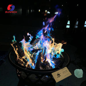 Bâtons magiques de feu en bois, jeu de pierres à couleur changeante, pour tour de bois, fête ou camping, 10/15/25g, 10 pièces - Product Image 3