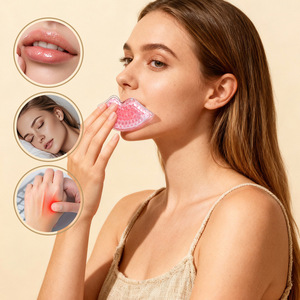 Personalized Lip <strong>Contou</strong> Reusable Alleviate Pain Custom Color and Logo Gel Ice Pack Hot Cold for Beauty Salons Cosmetic Clinics - Product Image 2