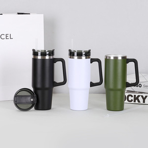 Vaso Térmico de Aventura de 40oz en Oferta con Pajita Ecológica, Taza para Auto de Acero Inoxidable 304 con Aislamiento al Vacío de Doble Pared - Product Image 5