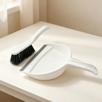 Ensemble balayette et pelle à poussière CleanHome Mini, écologique, étanche, portable, pour le bureau, la voiture, les poils d'animaux, le clavier