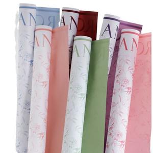 Papier de champ vert épaissi de haute qualité bouquet frais de fleurs imperméables papier de fleur d'art papier d'emballage imperméable - Product Image 5