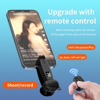 JX-05Pro Auto Tapper Touch, Clic intelligent portable pour écran de téléphone et tablette, Tourneur de page, Clic rapide avec télécommande