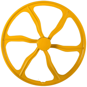 Set di ruote anteriori per <span class=keywords><strong>bici</strong></span> da strada da <span class=keywords><strong>26</strong></span> pollici con mozzo a sei coltelli per generazione di potenza cerchio in lega di magnesio per BMX - Product Image 6