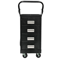 Chariot de soudeur mobile haut de gamme en acier robuste avec 4 tiroirs pour machine à souder, chariot de rangement d'outils, vente en gros