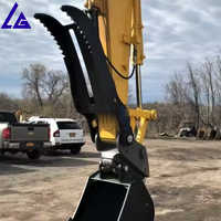 Pulgar Hidráulico de Acción Progresiva, Funciona como Garra para Rocas, Despeje Eficiente de Terrenos, Compatible con Excavadoras CX240 R120 R130 DX60
