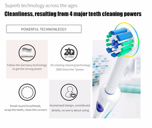 <span class=keywords><strong>Cepillo</strong></span> de Dientes Eléctrico <span class=keywords><strong>B</strong></span> de Fabricación China con 2 Cabezales, Cerdas Suaves para Uso Doméstico, Certificado CE/RoHS, de Fábrica en Shenzhen - Product Image 5