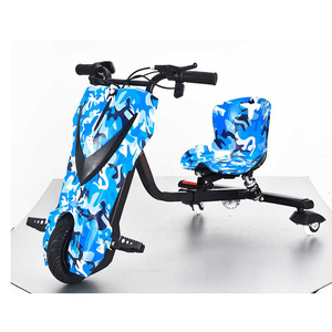 Tricycle à dérive électrique 36V 250W pour enfants et adultes, scooter à dérive à 3 roues 360°, corps moderne en acier et plastique durable, PU - Product Image 2