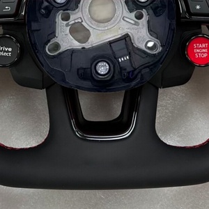 Volante de Cuero Personalizado para Automóviles <span class=keywords><strong>Audi</strong></span> A3 A4 A4L A5 A7L A8 Q5 Q7 B9 A6 R8 TTRS TTS TT C7 C8 Q3, Accesorios para Automóviles - Product Image 4