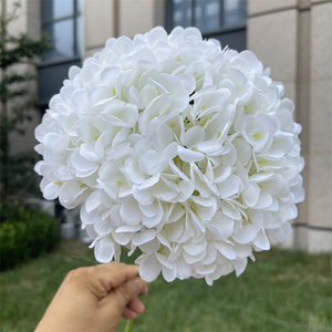 Cheap Wholesale <strong>Artificial</strong> <strong>Hydrangea</strong> Single <strong>Hydrangea</strong> for Wedding and Home Decoration - Product Image 1