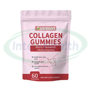 Gomitas de Colágeno con Biotina y Vitamina, Sabor Fresa, Marca Privada, Halal, para Cabello, Piel y Uñas, Venta al por Mayor de Ausreson OEM - Product Image 2