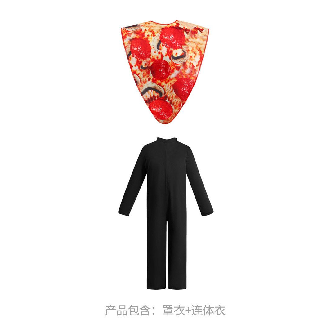 Ensemble de tranches de pizza (noir)