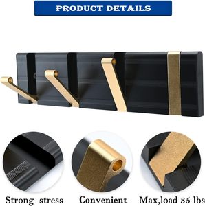 <span class=keywords><strong>Appendiabiti</strong></span> da bagno da parete con ganci da doccia <span class=keywords><strong>adesivi</strong></span> <span class=keywords><strong>appendiabiti</strong></span> da parete decorativi - Product Image 4