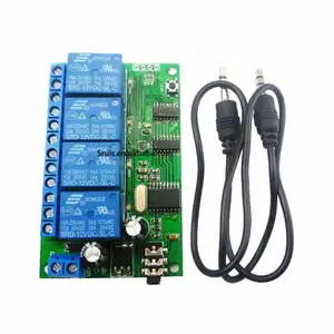 Ad22b04 Nieuwe 4-kanaals Dtmf Audio Decodering Relay Control Instrucons Kan De Afstandsbediening