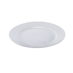 Plato Plano de Cerámica Blanca Pura, Vajilla para Hotel y Restaurante, Plato para Cena, Ensalada, Filete, Comida Occidental - Product Image 1