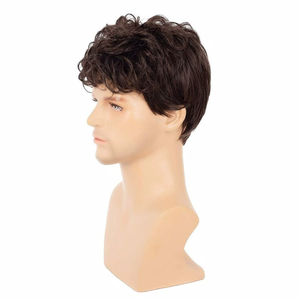 วิกผมลอนสำหรับผู้ชายแฟชั่น2525วิกผมจริงสไตล์อินเทรนด์ - Product Image 2