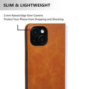 Elegante bolso de cuero, billetera magnética, funda para teléfono móvil para <span class=keywords><strong>iPhone</strong></span> 13 14 Plus 15 16 Pro Max, funda abatible, tarjetero - Product Image 4