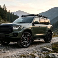 Jantes de voiture en alliage d'aluminium forgé sur mesure VX 21x9.0 ET40 PCD5x120 CB66.1 avec trou conique usiné, face noire, pour AITO EV SUV