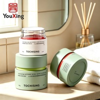 Pot cosmétique vide en plastique ABS, modèle basique 100g 50g, avec couvercle à vis, pour crème contour des yeux, masque facial, emballage de soins de la peau