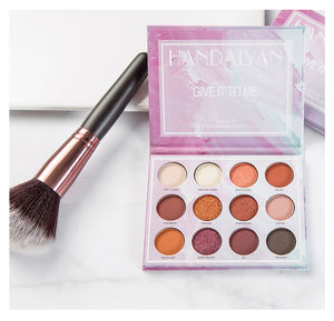 Neemain aiyan-<span class=keywords><strong>palette</strong></span> de fards à paupières emmêlés, 12 couleurs, caméléon, haute qualité, pigmentés, pour plage, d'inspiration vegan - Product Image 6