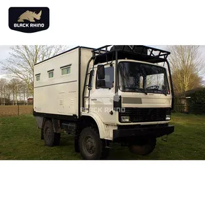 Hébergement spacieux rv expedition pop up truck camper expedition truck