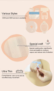 Film PU transparan IV bingkai takik U Border balutan U 8.5x10.5cm bersertifikat CE Kelas I EO disinfeksi IV kateter kanula - Product Image 6