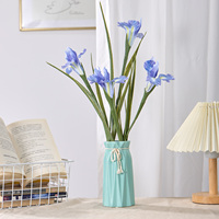 Fabricant de fleurs d'iris, vente en gros de fleurs d'iris artificielles de haute qualité, échantillon gratuit, décoration de mariage, aménagement paysager, jardin, iris