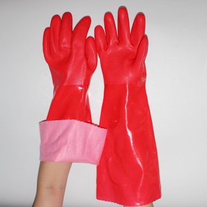 Suncend-Guantes DE SEGURIDAD largos de PVC con forro polar - Product Image 6