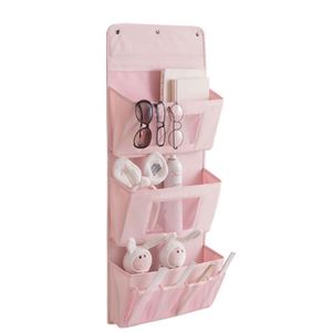 2020 New Wall Mount Large Fabric Organizer Bag Bathroom Applicable Door Hanging Jewelry Bra Tie <b>Socks</b> Distributor Wanted - Product Image 1