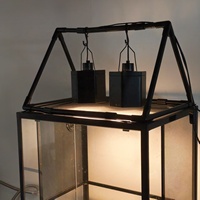 Support de lampe pour animaux de compagnie, réglable, sans perçage, avec support triangulaire universel pour dragons barbus, geckos, tortues, à fixation supérieure en verre
