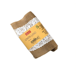 Nastro di pizzo bianco Ilan Cinta Lino 30 cm x 1,8 m per artigianato e decorazioni - Product Image 1