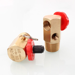 Mini Bomba de Aire Portátil con Válvula de Seguridad NPT1/2 ZG1/2 Roscada, Tipo de Escape de Presión Fija para Manguera de Inflador de Aire - Product Image 5