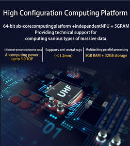 Imprimante <span class=keywords><strong>thermique</strong></span> à code-barres pour vêtements de chauffage industriels, vitesse rapide, encodage d'étiquettes RFID UHF, interface Android, caractéristiques des produits en stock - Product Image 3