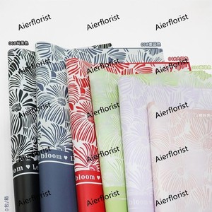 Aierflorist Ngày Valentine mới pháo hoa bán buôn Giấy Gói cho hoa và quà tặng hoa Bó hoa bao bì giấy gói - Product Image 3